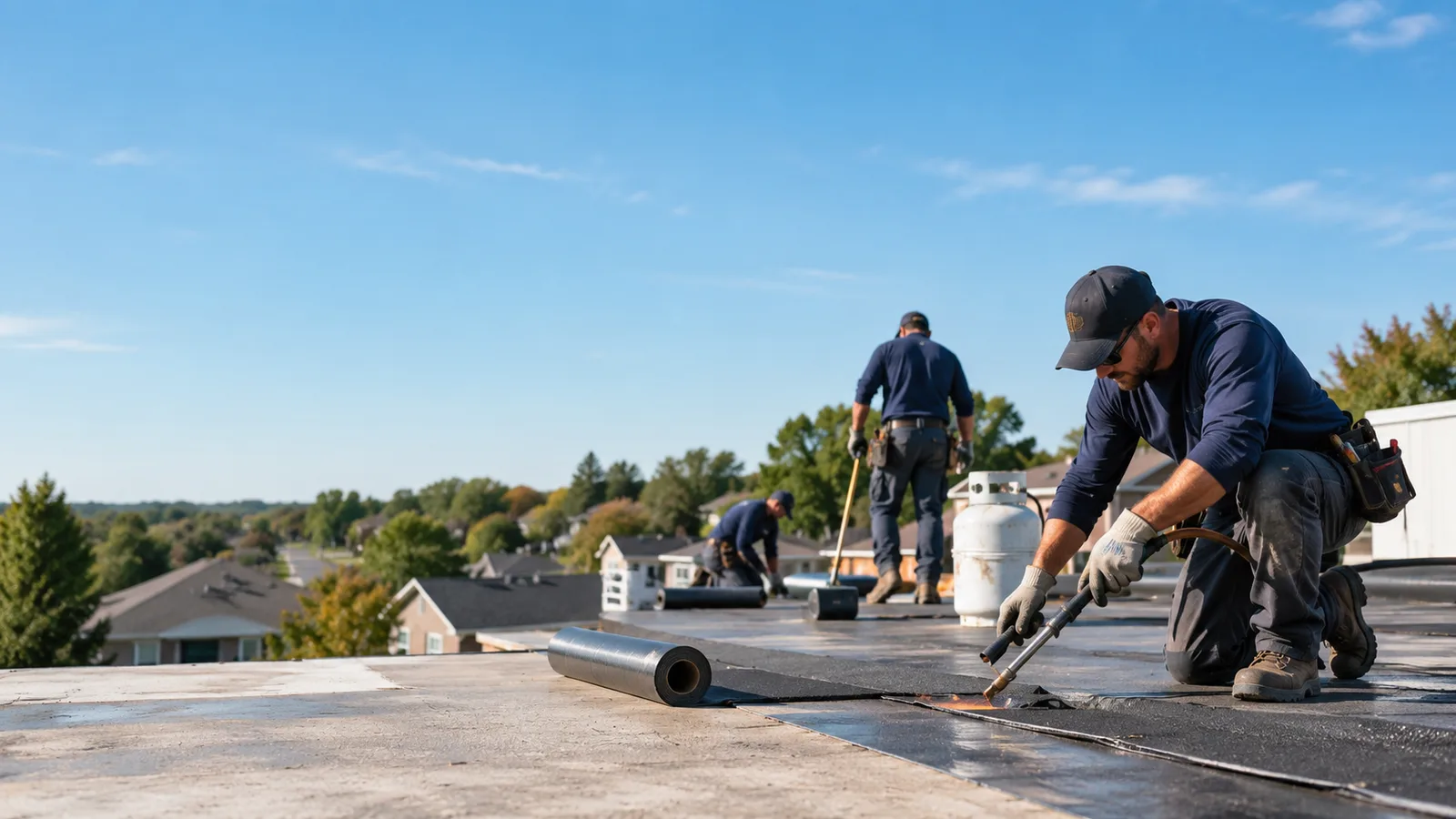 Flat Roof Leak Repair providers in Binger, OK